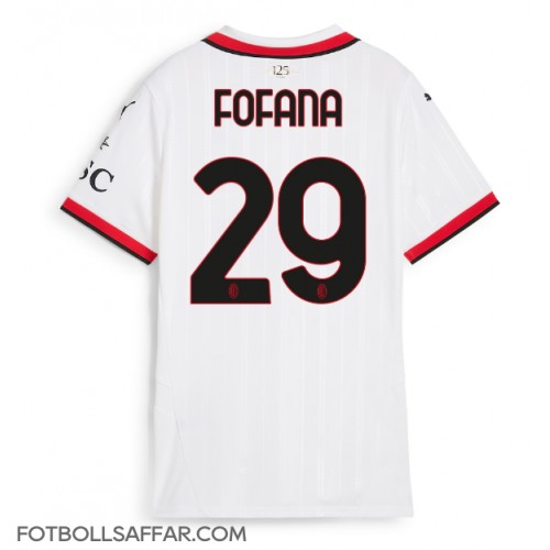 AC Milan Youssouf Fofana #29 Bortatröja Dam 2024-25 Kortärmad